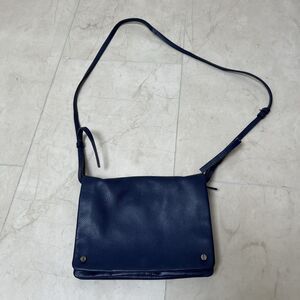 Halogen Leather Crossbody Bag Blue